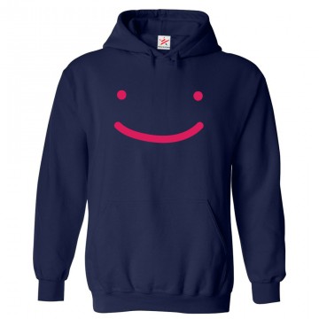 Smiley Face Classic Positive  Unisex Kids and Adults Pullover Hoodie								 									 									